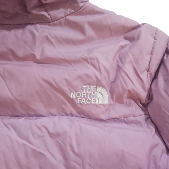 The North Face Jacket Purple /pink Puffer Women's Water Repellent New Sz L - Picture 6 of 9